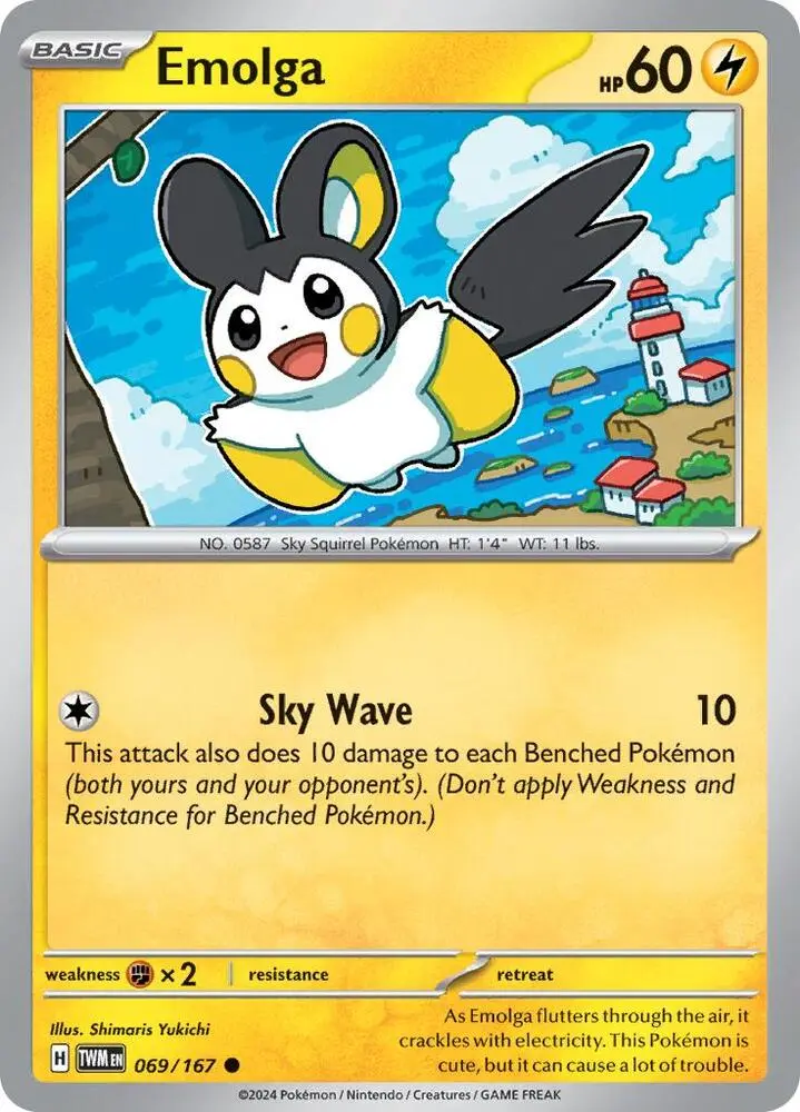 Emolga, Twilight Masquerade 069/167
