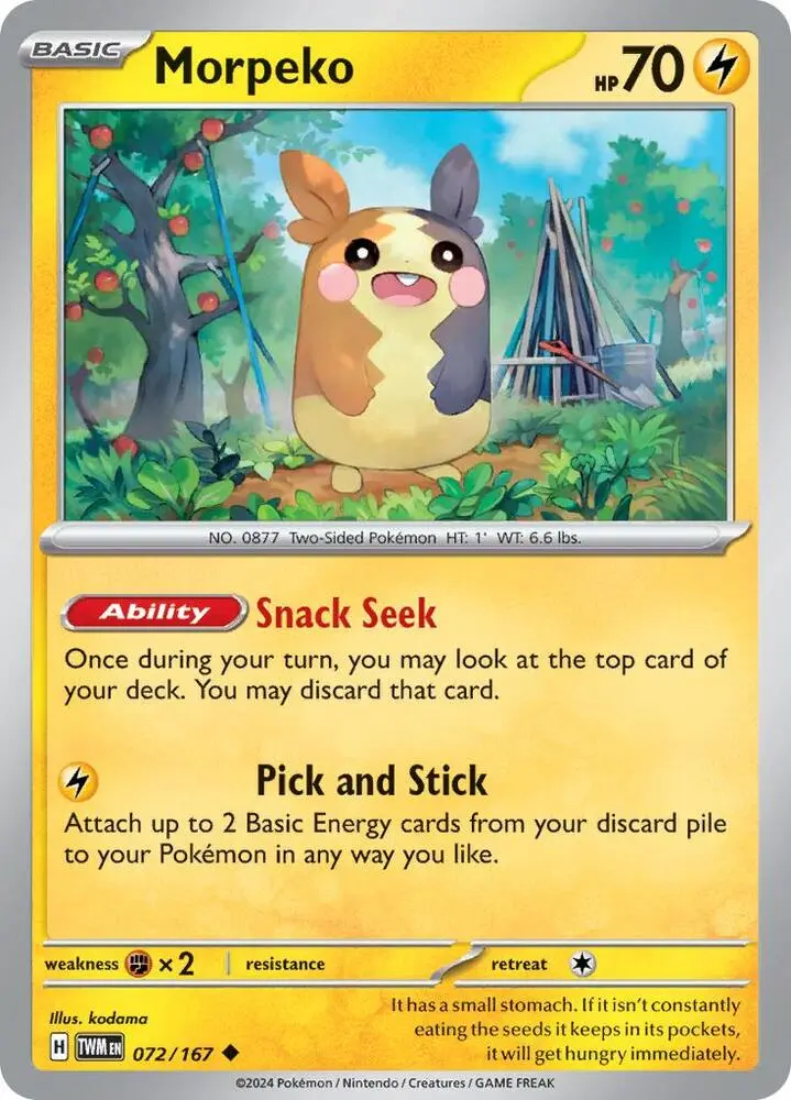 Morpeko, Twilight Masquerade 072/167