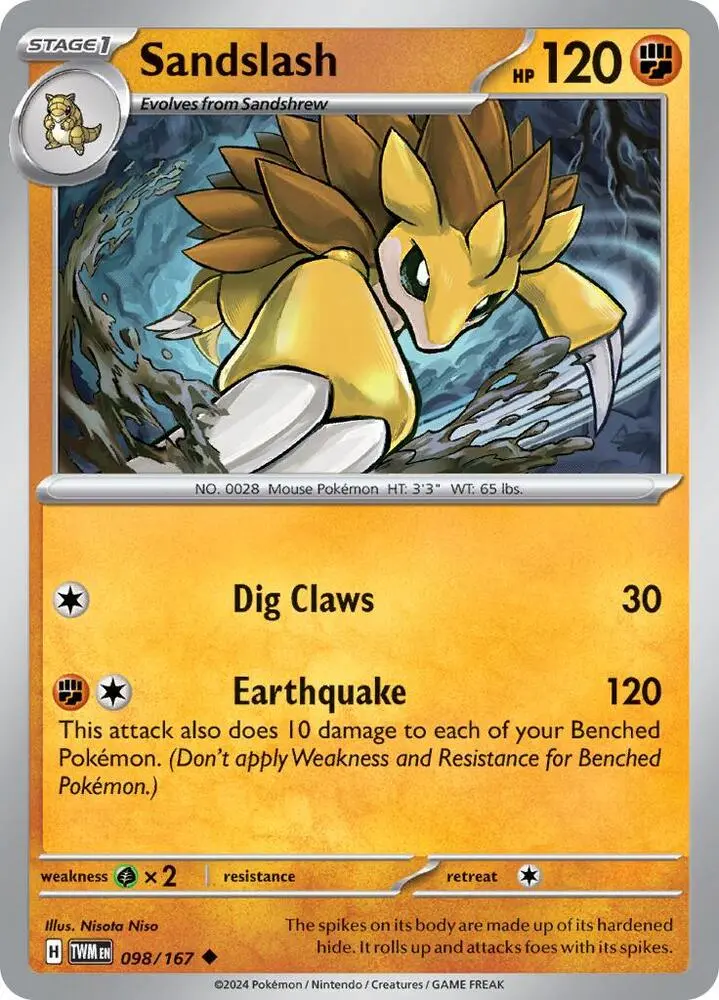 Sandslash, Twilight Masquerade 098/167