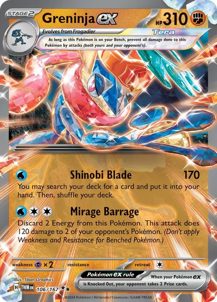 Greninja ex, Twilight Masquerade 106/167