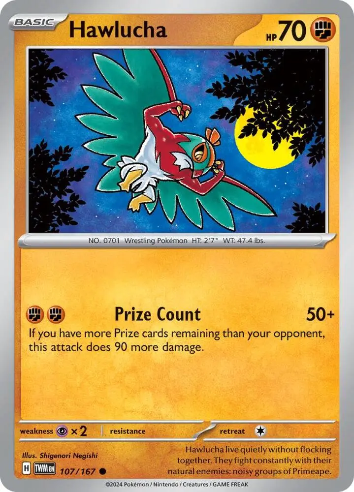 Hawlucha, Twilight Masquerade 107/167