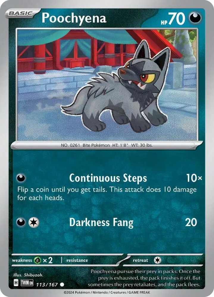 Poochyena, Twilight Masquerade 113/167