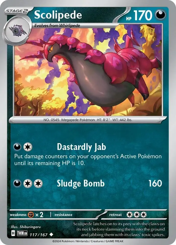 Scolipede, Twilight Masquerade 117/167