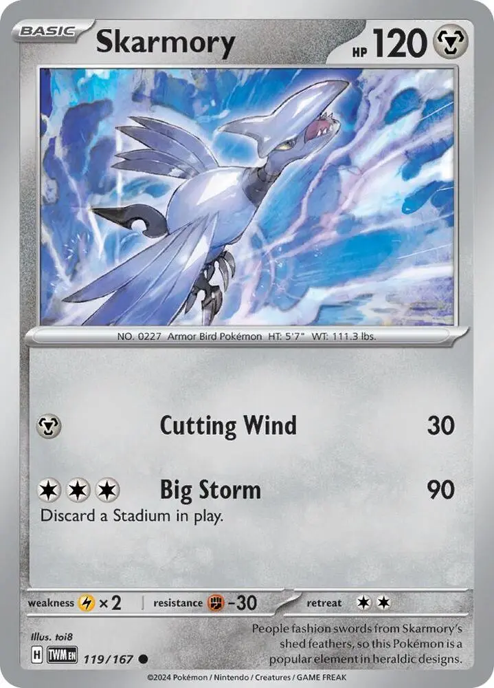 Skarmory, Twilight Masquerade 119/167