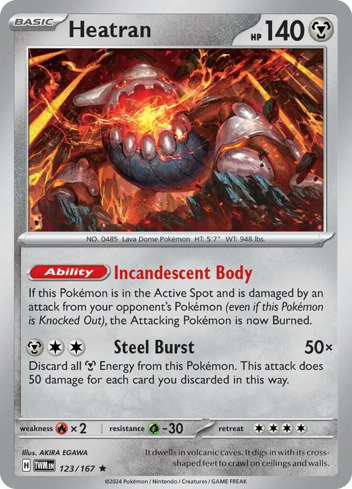 Heatran, Twilight Masquerade 123/167