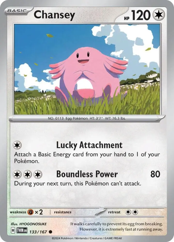 Chansey, Twilight Masquerade 133/167
