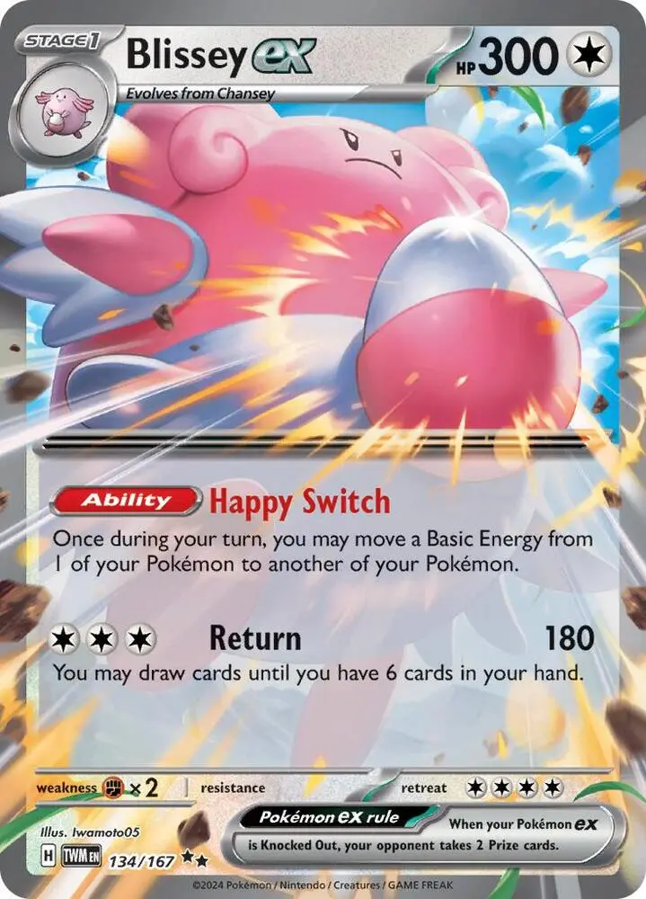 Blissey ex, Twilight Masquerade 134/167