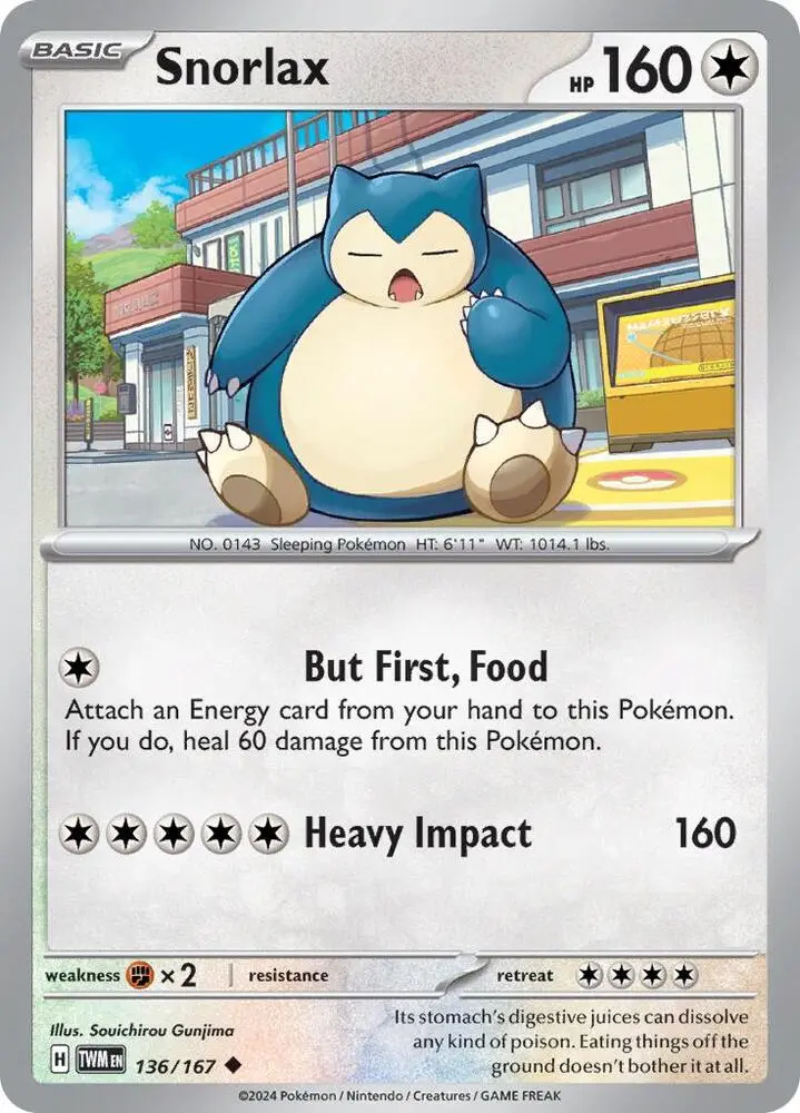 Snorlax, Twilight Masquerade 136/167