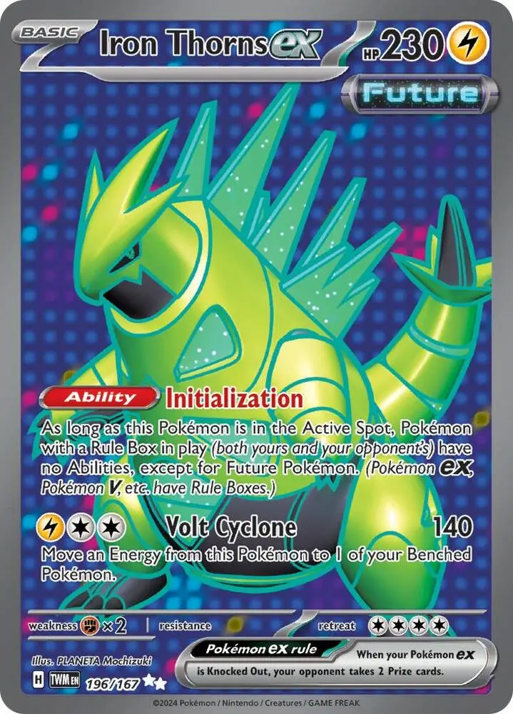 Iron Thorns ex, Twilight Masquerade 196/167