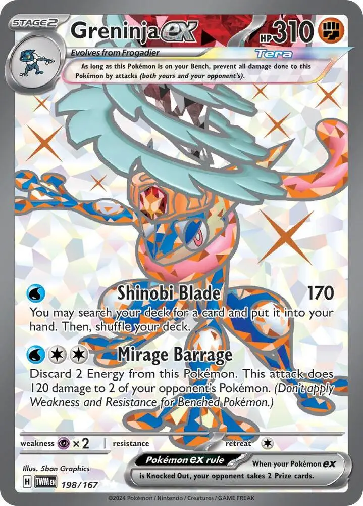 Greninja ex, Twilight Masquerade 198/167
