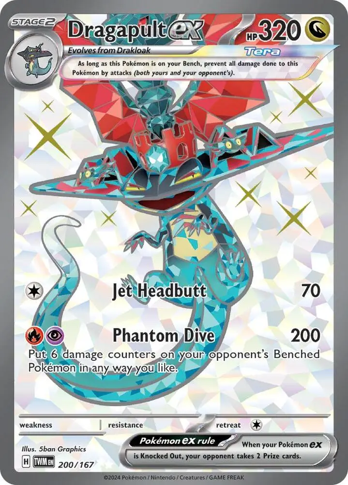 Dragapult ex, Twilight Masquerade 200/167