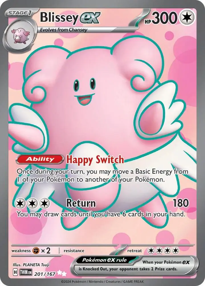 Blissey ex, Twilight Masquerade 201/167