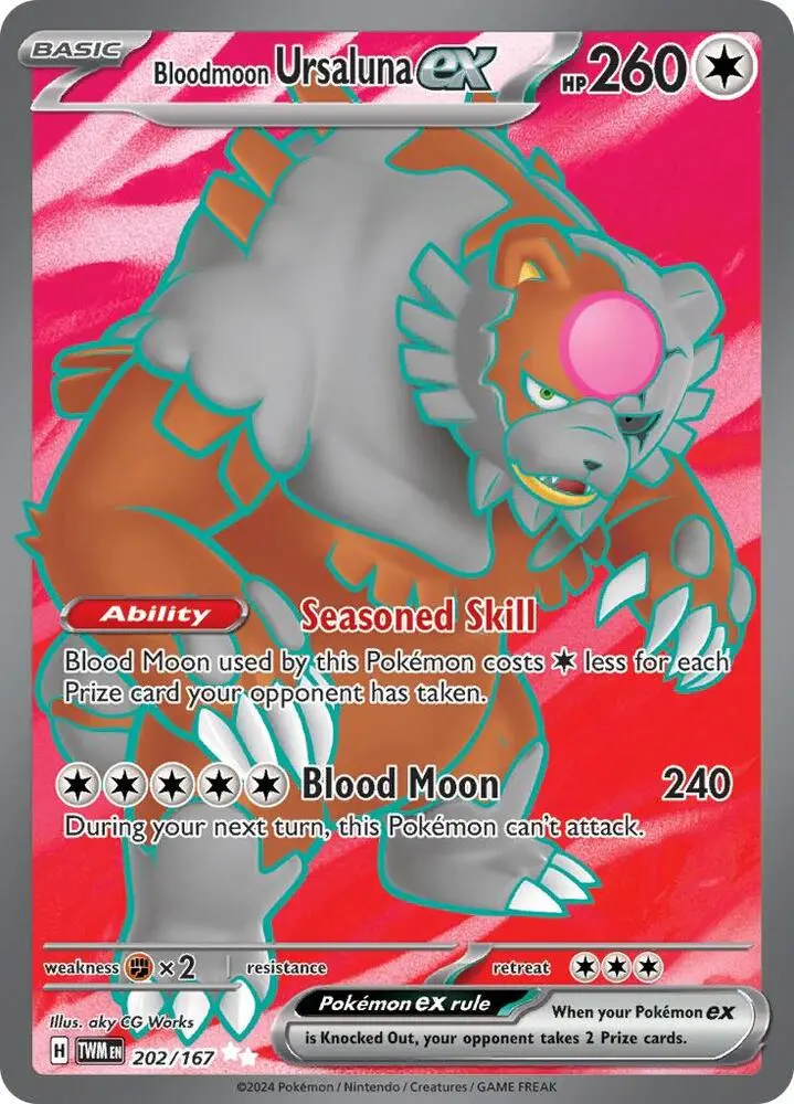 Bloodmoon Ursaluna ex, Twilight Masquerade 202/167