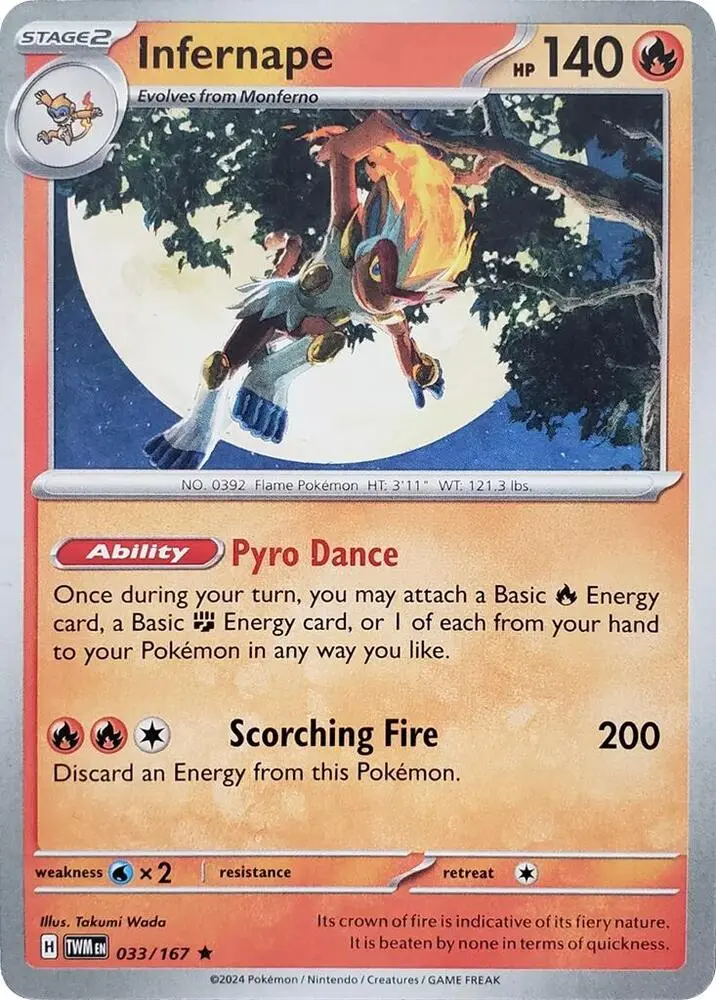 Infernape, Deck Exclusives 033/167