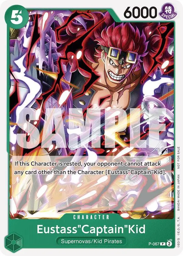 Eustass"Captain"Kid (OP-07 Pre-Release Tournament), One Piece Promotion Cards P-067