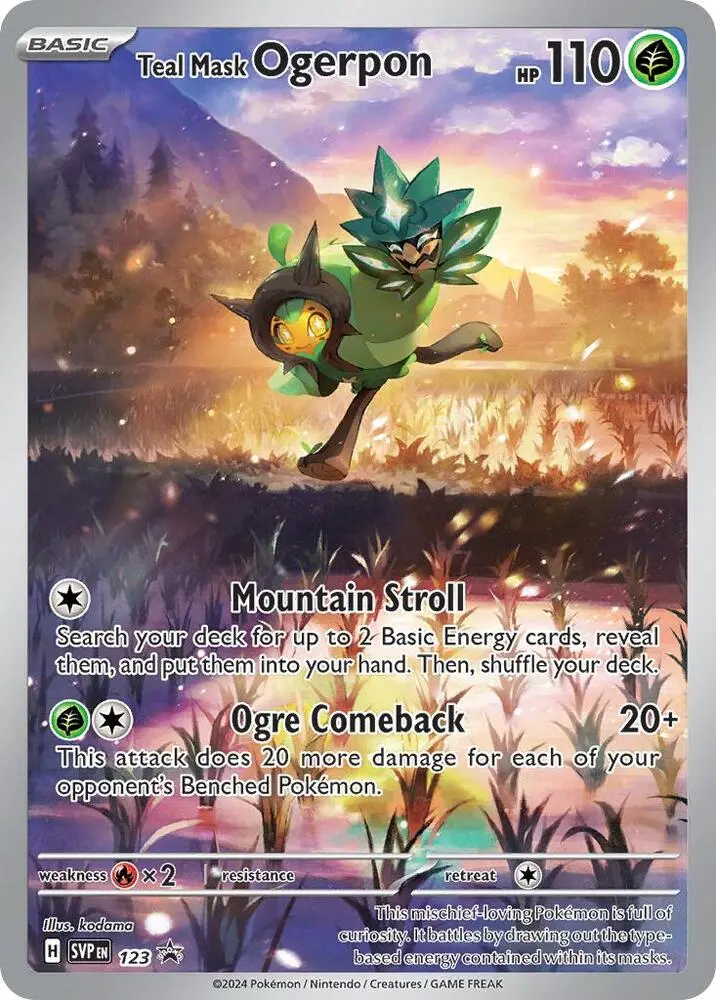 Teal Mask Ogerpon, SVP Black Star Promos 123/225