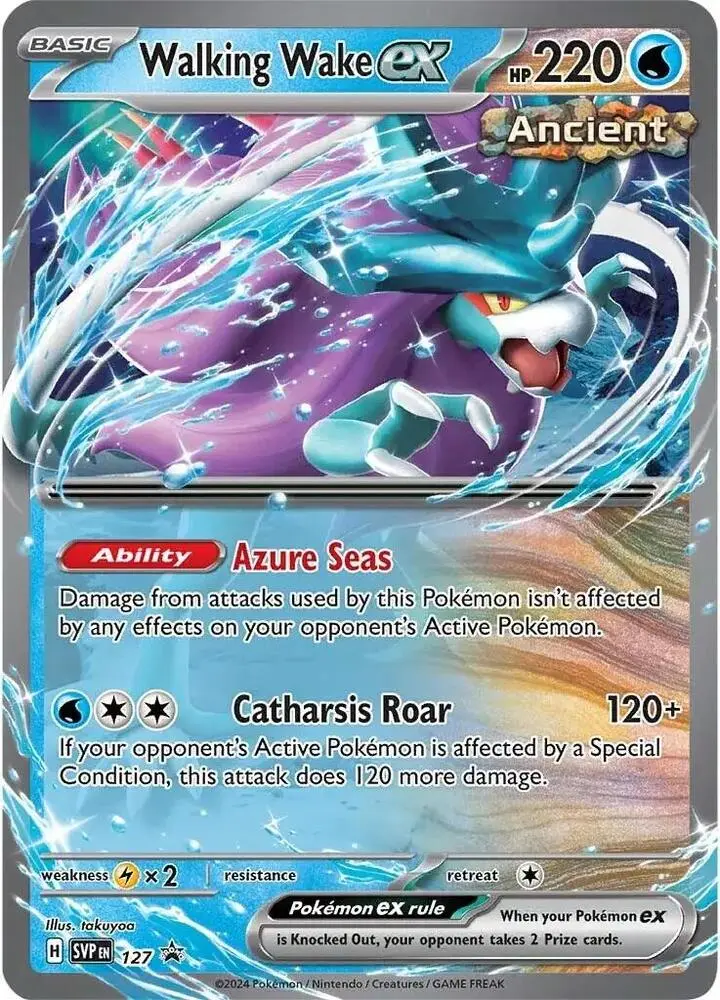 Walking Wake ex, SVP Black Star Promos 127/225