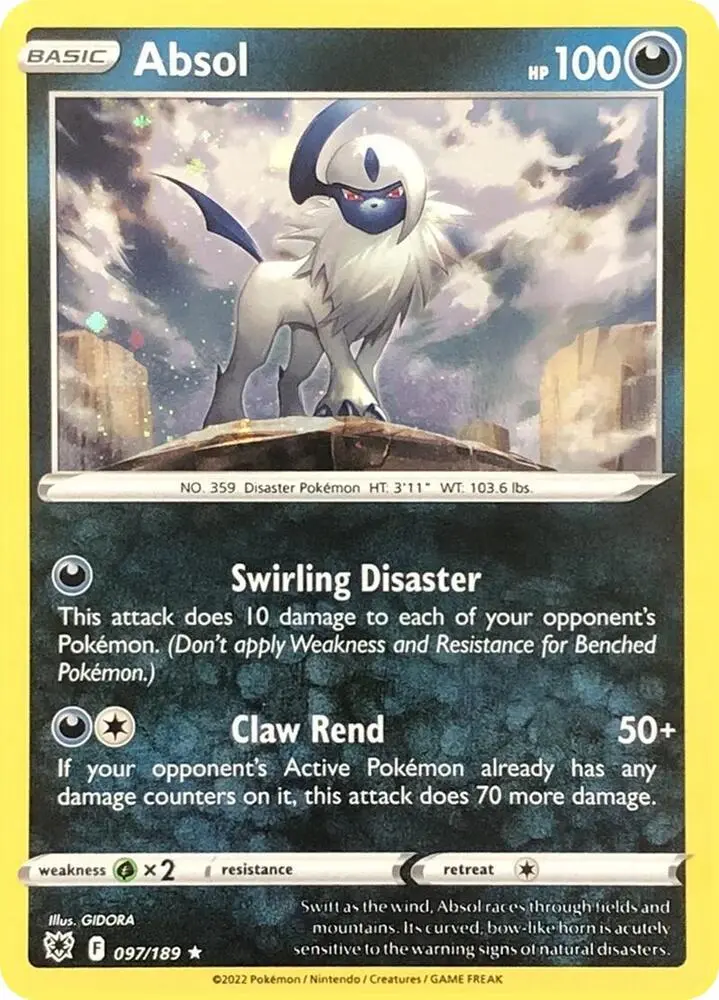 Absol, Miscellaneous Cards & Products 097/189