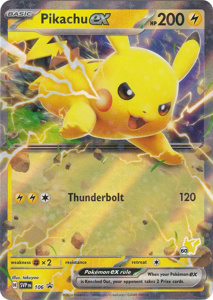 Pikachu ex (Pikachu 60), Battle Academy 2024 106