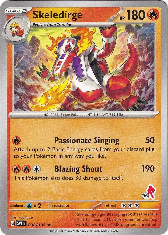 Skeledirge, Battle Academy 2024 038/198