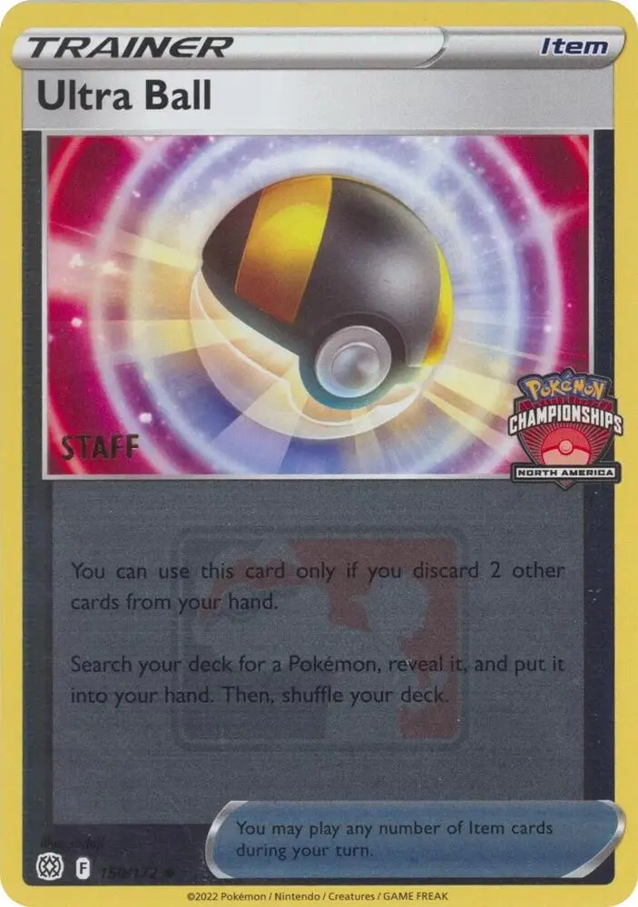 Ultra Ball, League & Championship Cards 150/172