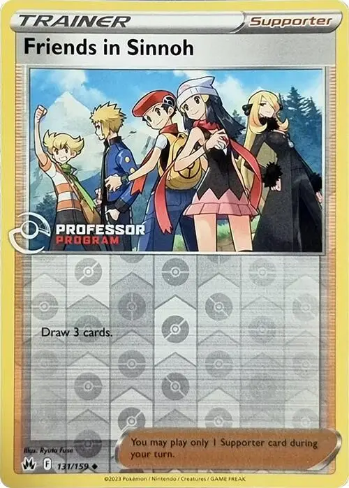 Friends in Sinnoh, Professor Program Promos 131/159