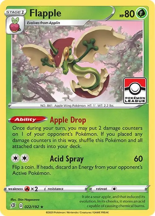 Flapple, League & Championship Cards 022/192