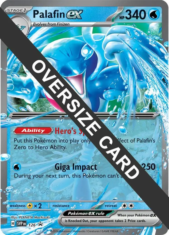 Palafin ex, Jumbo cards 126