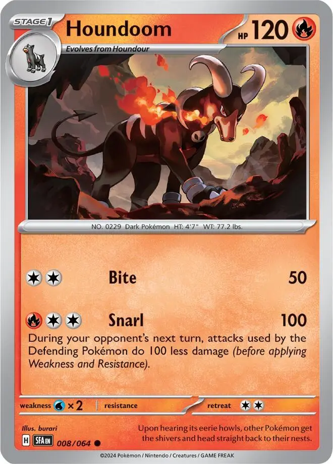Houndoom, Shrouded Fable 008/64