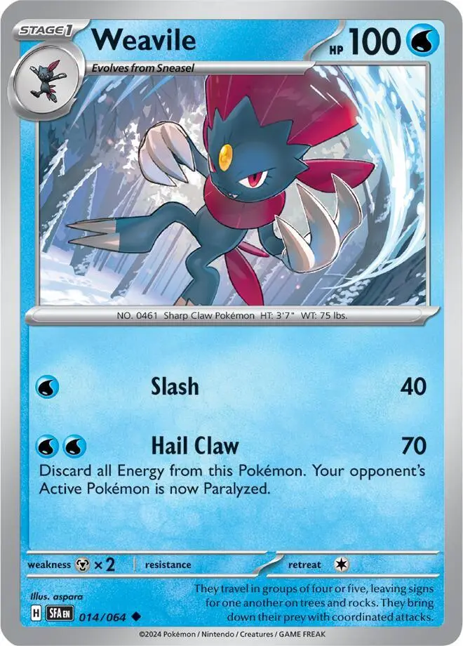 Weavile, Shrouded Fable 014/64