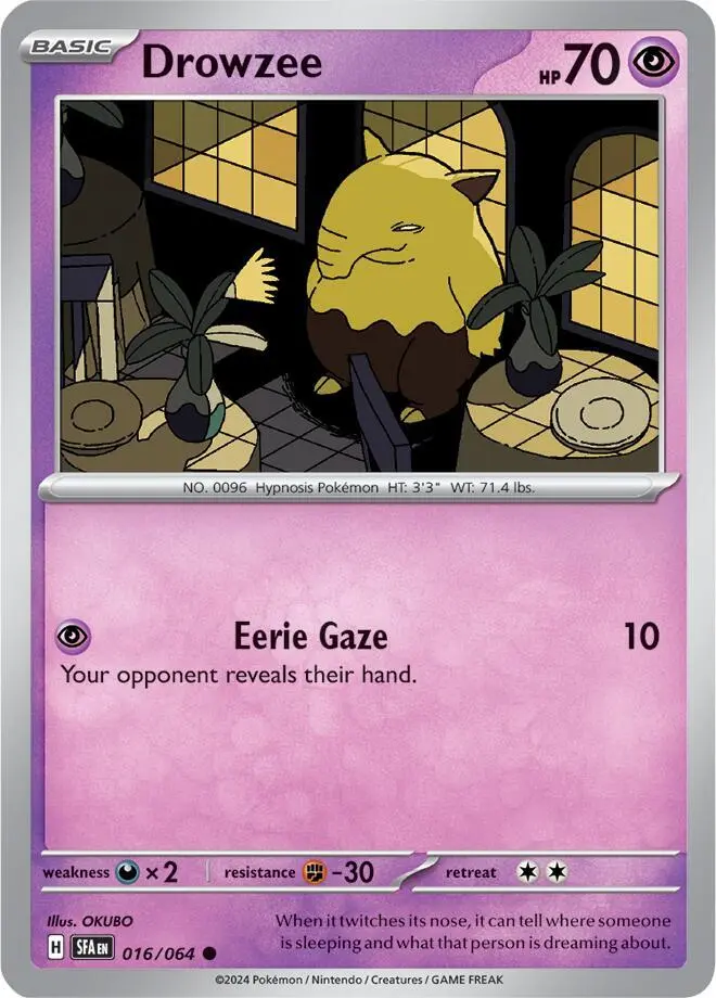 Drowzee, Shrouded Fable 016/64