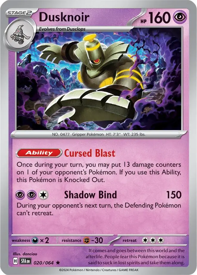 Dusknoir, Shrouded Fable 020/64