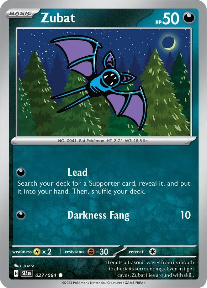 Zubat, Shrouded Fable 027/64