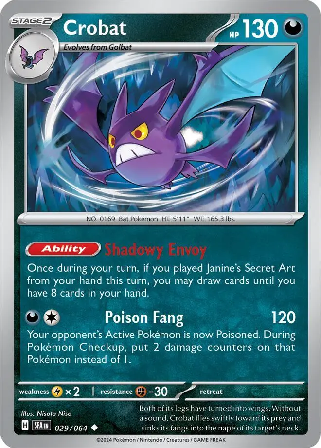 Crobat, Shrouded Fable 029/64