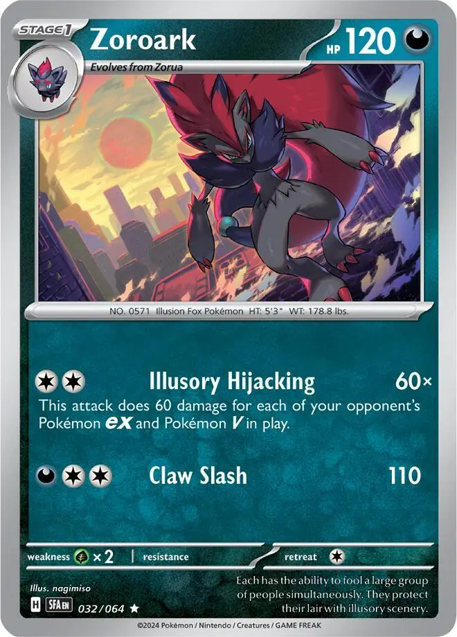 Zoroark, Shrouded Fable 032/64