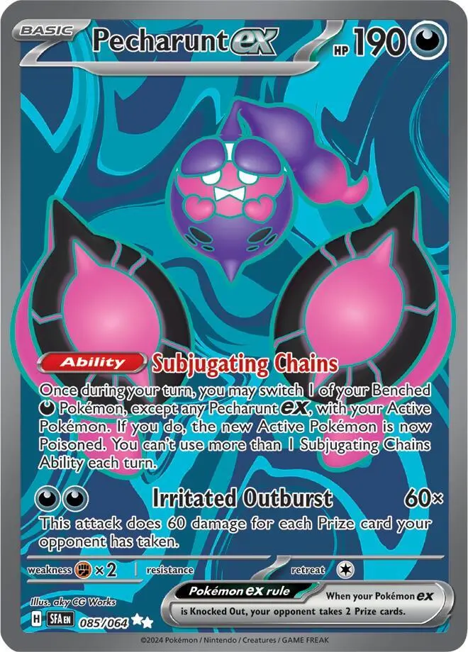 Pecharunt ex, Shrouded Fable 085/64