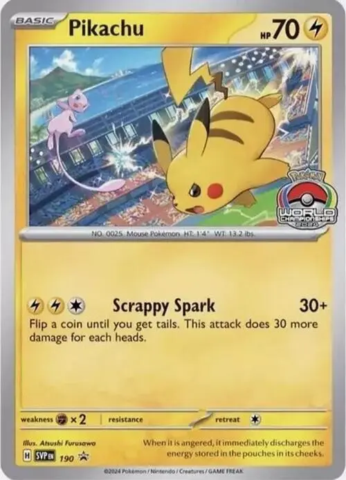 Pikachu, SVP Black Star Promos 190/225