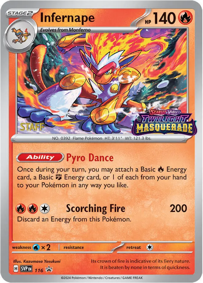 Infernape, SVP Black Star Promos 116