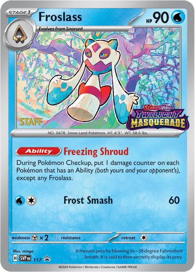 Froslass, SVP Black Star Promos 117