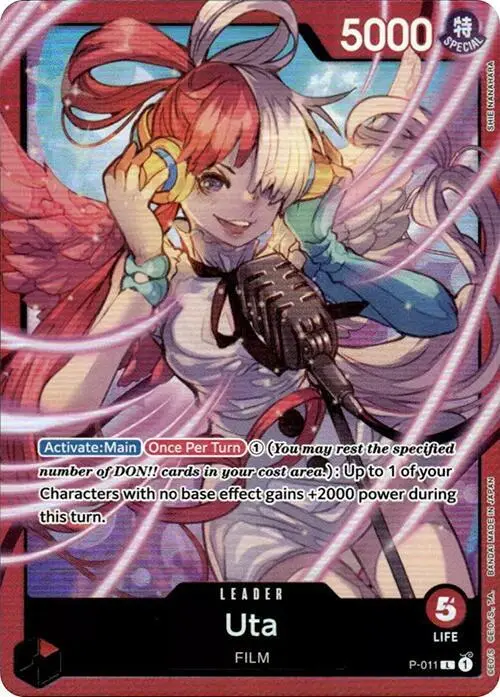 Uta (Premium Card Collection -Uta-), One Piece Promotion Cards P-011