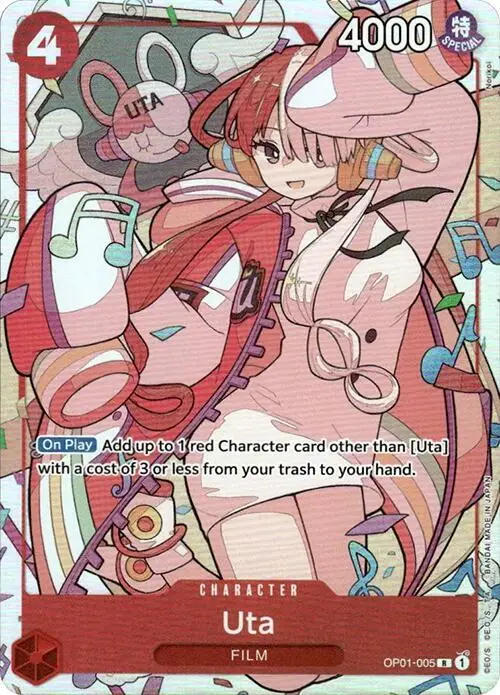 Uta (Premium Card Collection -Uta-), One Piece Promotion Cards OP01-005