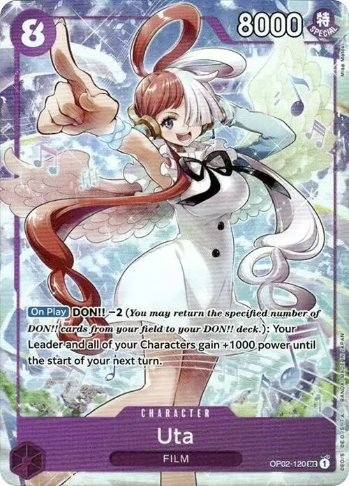Uta (Premium Card Collection -Uta-), One Piece Promotion Cards OP02-120