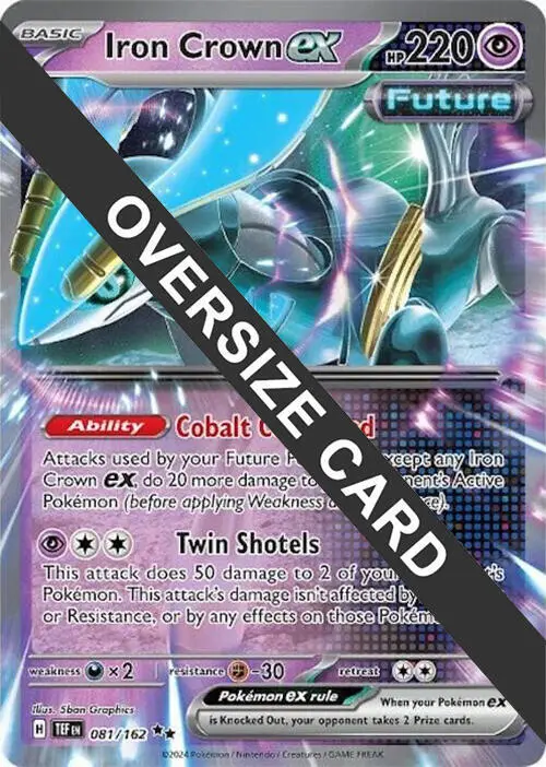 Iron Crown ex, Jumbo cards 081/162