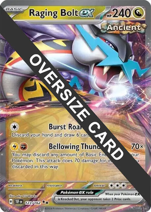 Raging Bolt ex, Jumbo cards 123/162