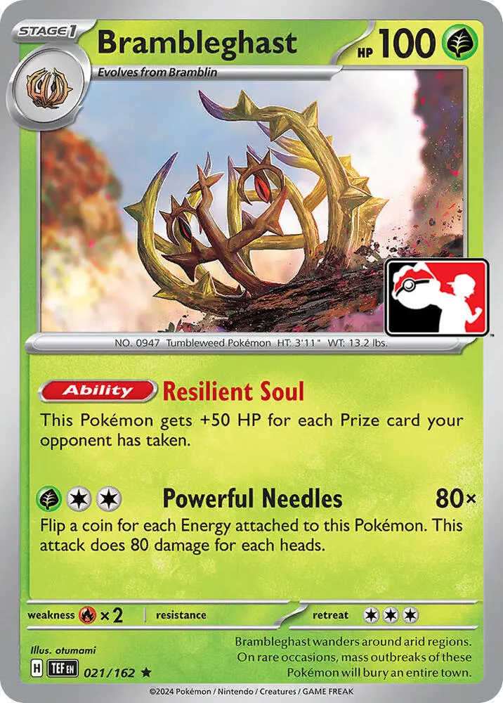 Brambleghast, Prize Pack Series Cards 021/162