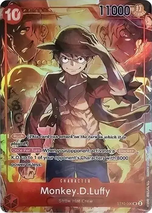 Monkey.D.Luffy (Treasure Booster Set), One Piece Promotion Cards ST10-006