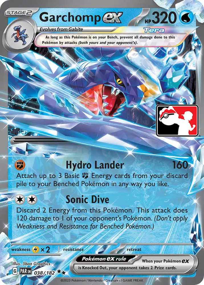 Garchomp ex, Prize Pack Series Cards 038/182