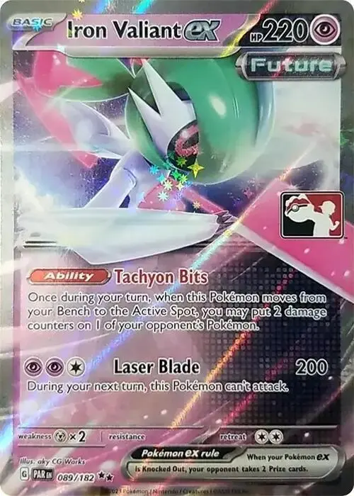 Iron Valiant ex, Prize Pack Series Cards 089/182