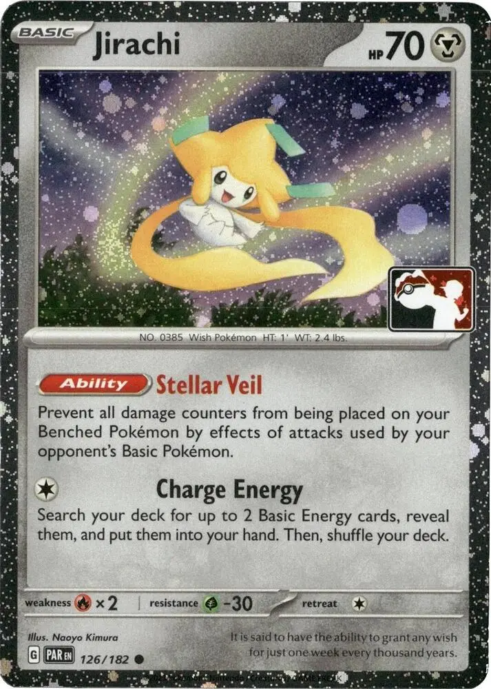 Jirachi, Prize Pack Series Cards 126/182