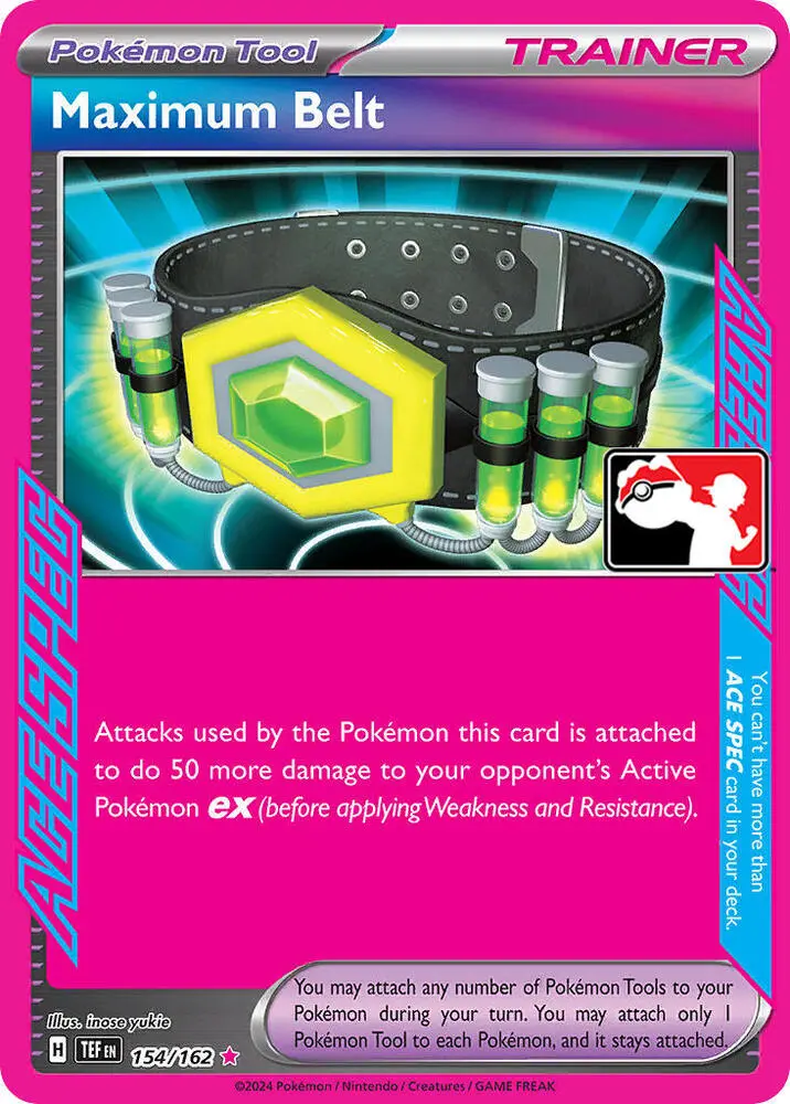 Maximum Belt, Prize Pack Series Cards 154/162